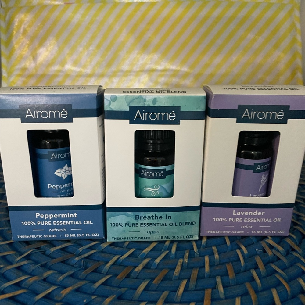 Essential Oils- Lavender, Peppermint, Breathe In